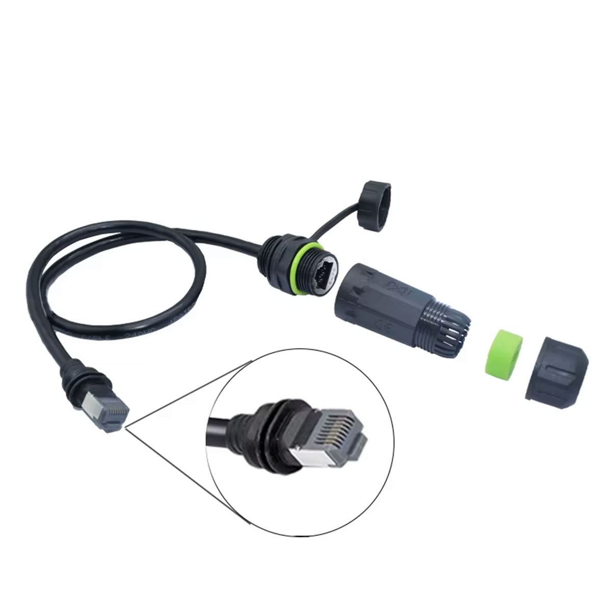 Acoplador Ethernet CAT6 para Starlink Gen 3 y Starlink Mini