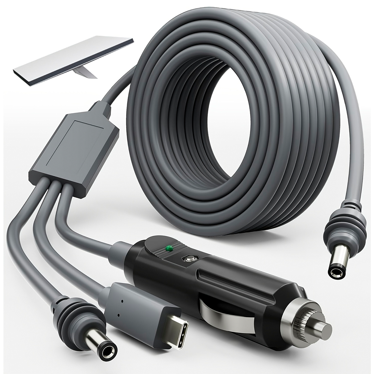 Cable 3 en 1 DC 12V 24V 100W Para Starlink Mini 5 Metros