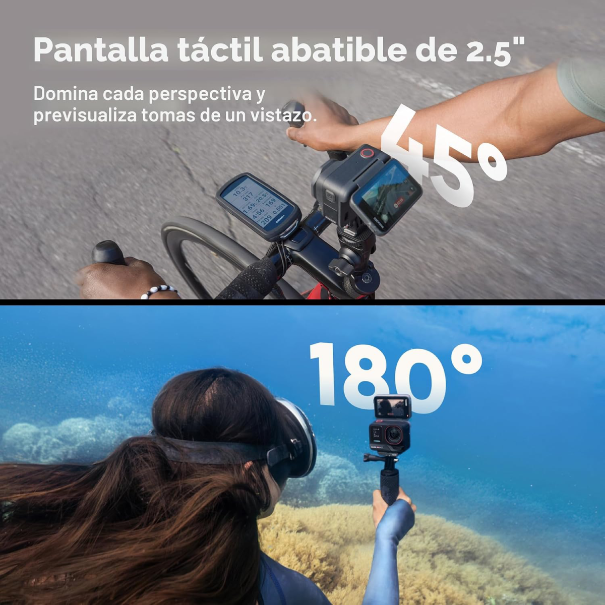 Cámara de Acción Insta360 Ace Pro 2 Batería Dual