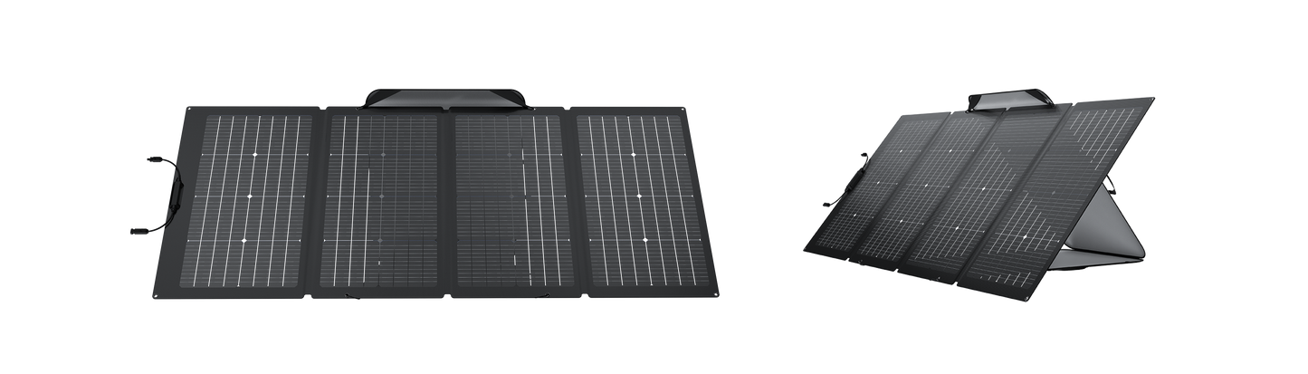 Ecoflow Panel Solar Plegable Bifacial 220 W Monocristalino
