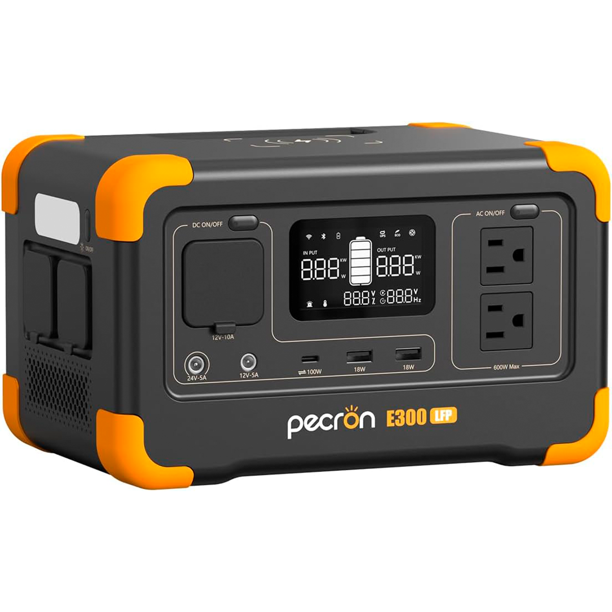Estación De Energía Portátil Pecron 288 Wh 300 W Máx. 100W PD