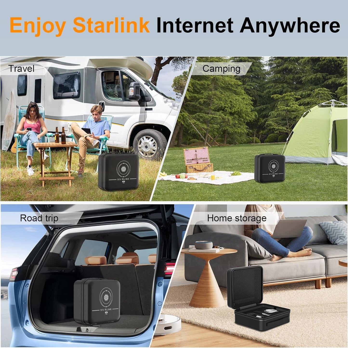 Estuche Semirrígido Para Starlink Mini