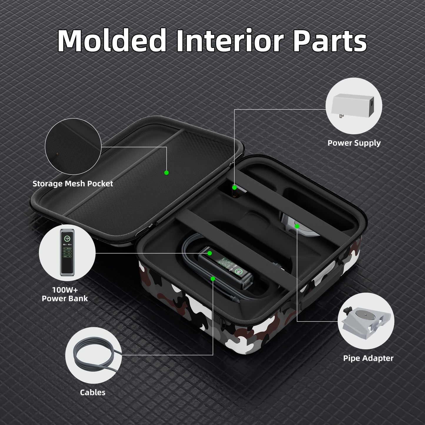 Maleta Semirrígida Para Starlink Mini
