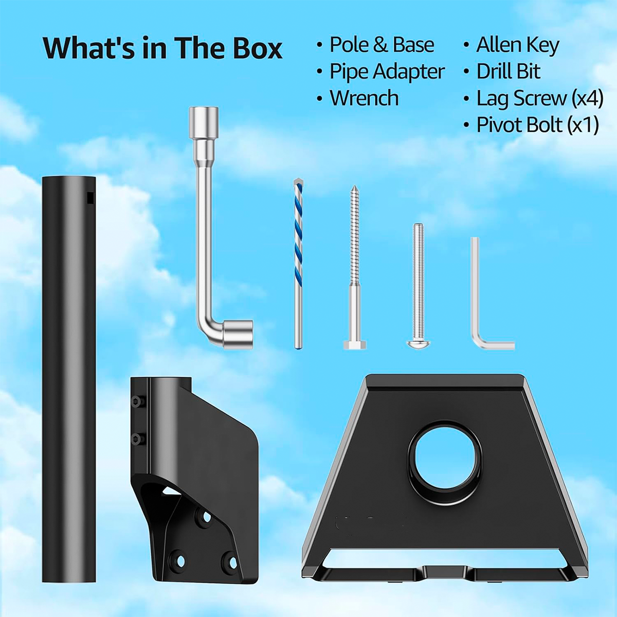 Soporte Corto Con Acoplador Para Antena Starlink Estándar V4