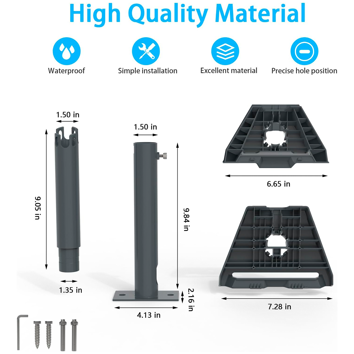 Soporte Vertical Para Antena Starlink Gen 3 Y Mini