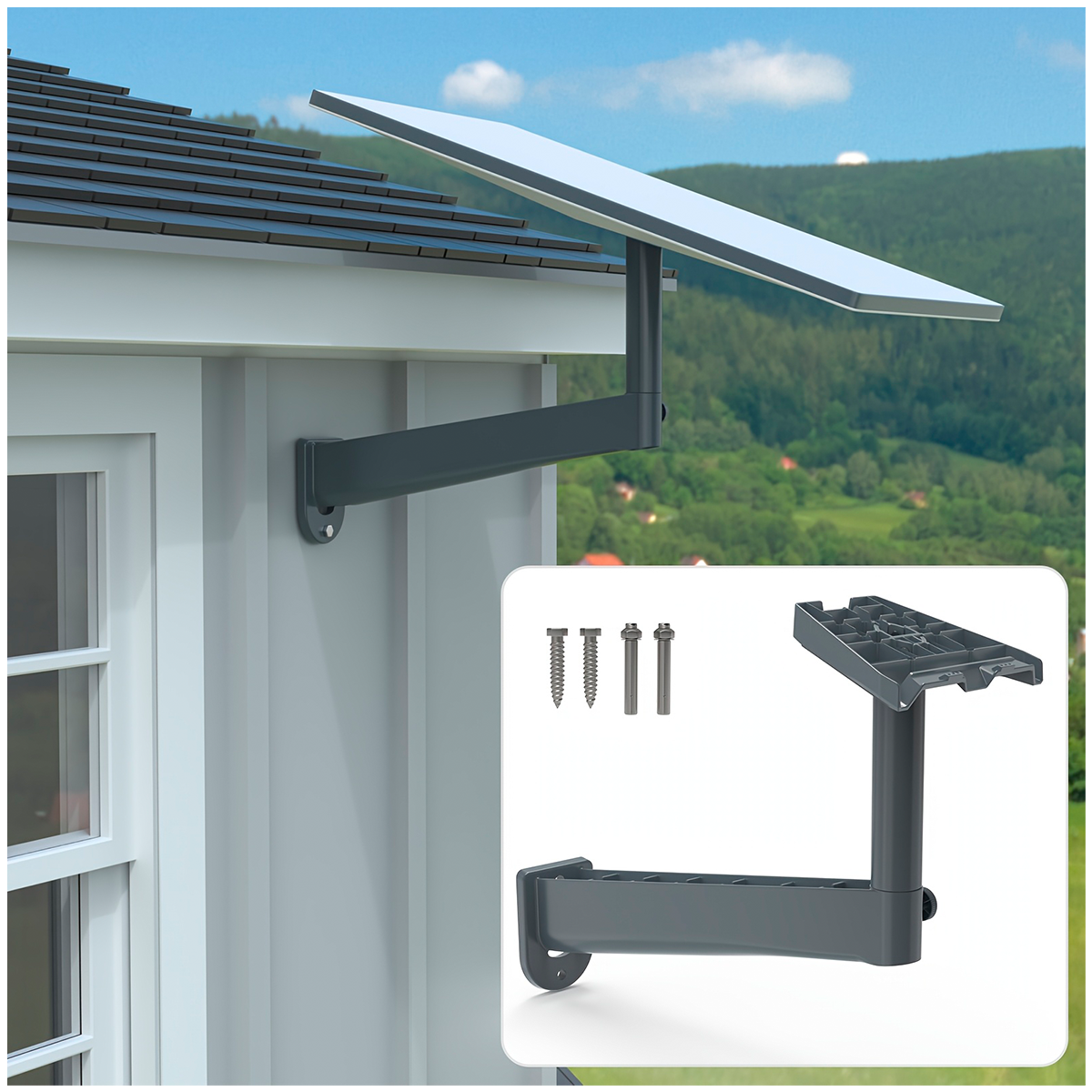 Kit De Montaje Soporte Largo Para Antena Starlink Gen 3 V4 Y Mini