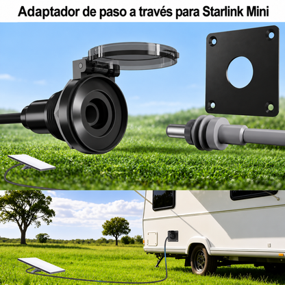 Adaptador de Paso Impermeable Para Starlink Mini