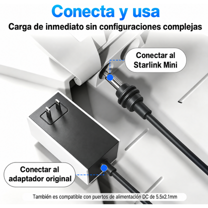 Cable de Corriente Para Starlink Mini 10 Metros