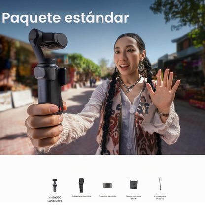 Cámara de Vlog 8K Insta360 Luna Ultra Paquete Estándar