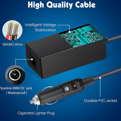 Convertidor Elevador Estabilizador de Voltaje Para Starlink Mini