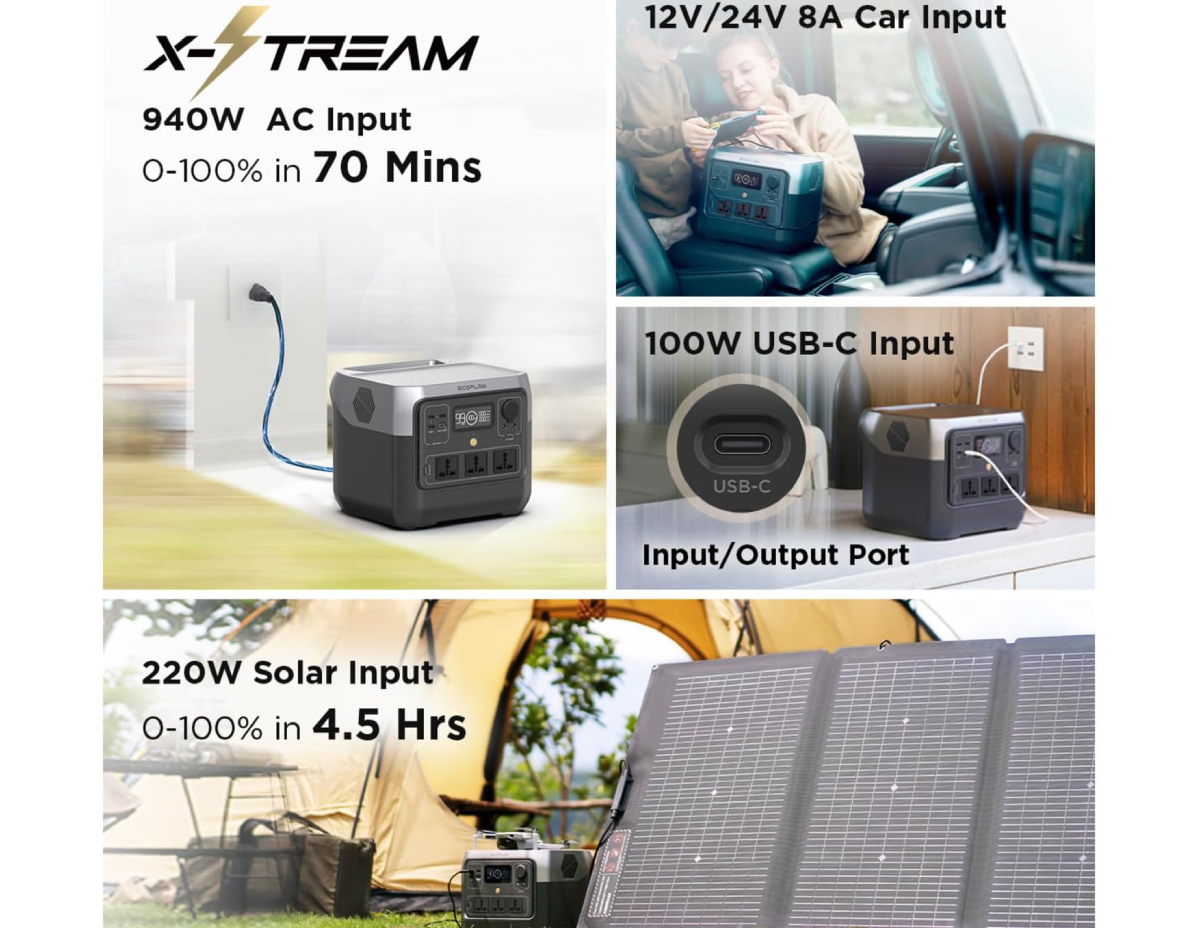 Ecoflow River 2 Pro 700 Wh Estación De Energía Portátil 800 W