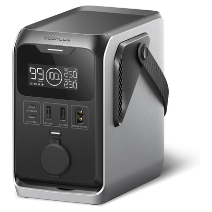 EcoFlow TRAIL 300 DC Batería Portátil 288Wh Carga Solar USB-C 140W