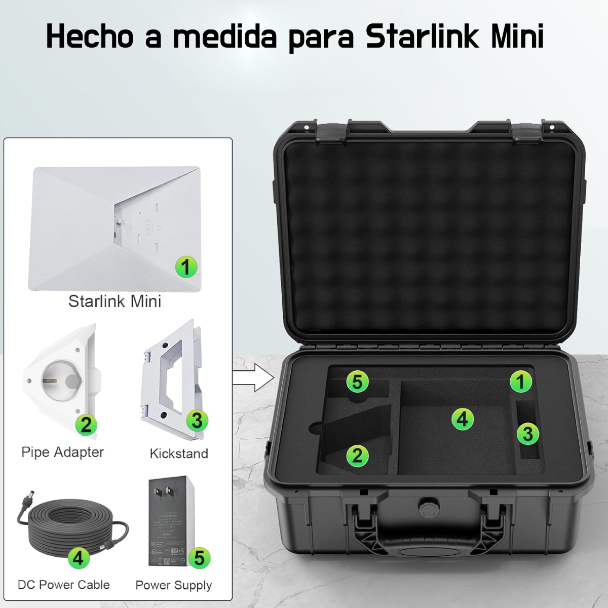Estuche Rígido Para Starlink Mini