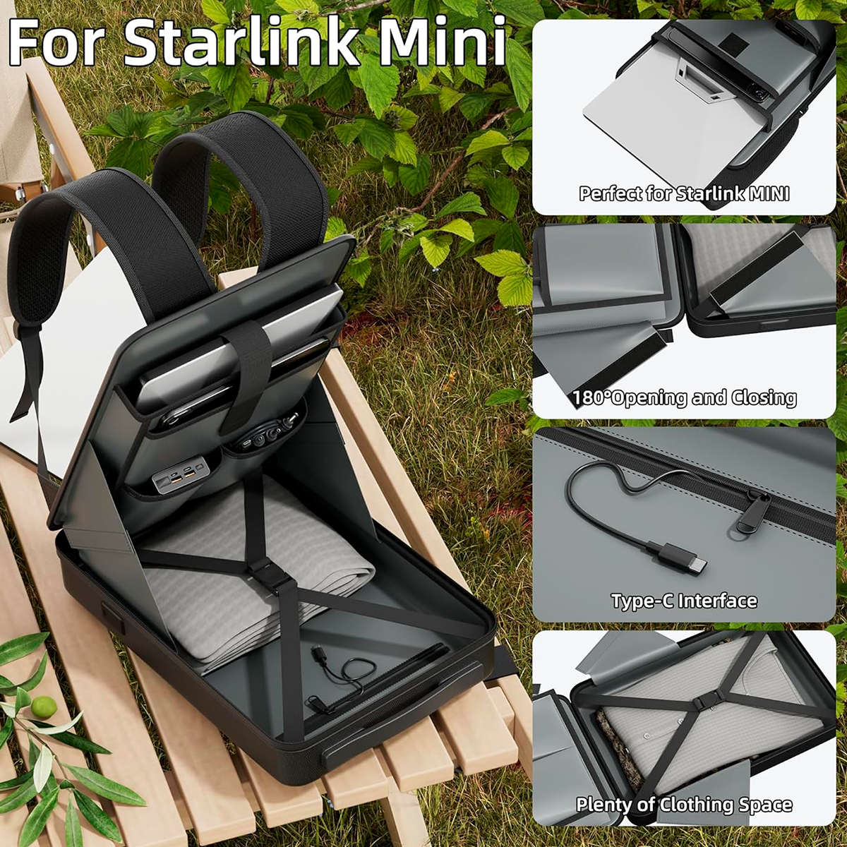 Morral Para Starlink Mini Carcasa Semirrígida