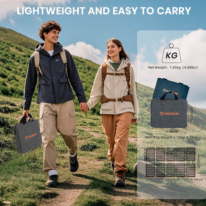 Panel Solar Flexible FlexSolar 100W IP67 USB-A/USB-C/CC