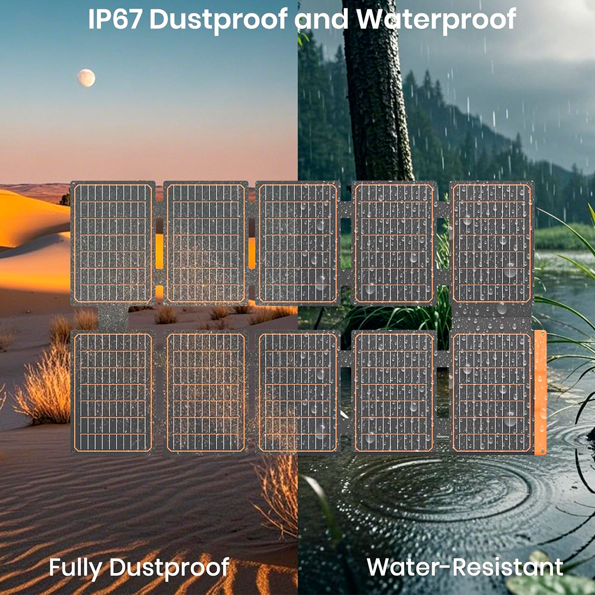 Panel Solar Flexible FlexSolar 100W IP67 USB-A/USB-C/CC