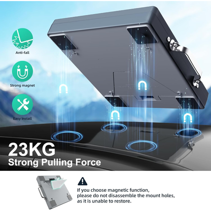 Soporte 2 En 1 Magnético Ventosas Para Antena Starlink Mini
