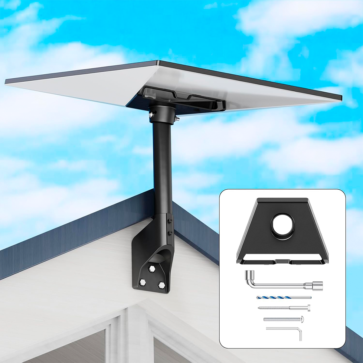 Soporte Corto Con Acoplador Para Antena Starlink Estándar V4