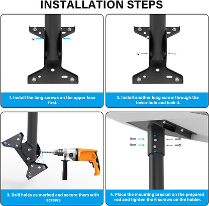 Soporte Ajustable Para Antena Starlink Gen 3 V4