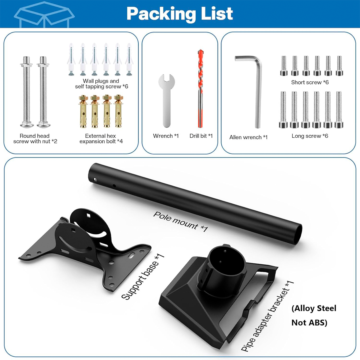 Soporte Ajustable Para Antena Starlink Estándar V4