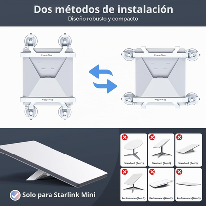 Ventosas Para Starlink Mini - Soporte Seguro y Estable